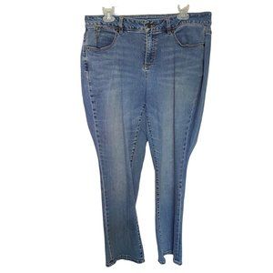 Talbots Curvy Boot Cut Jeans Size 16W